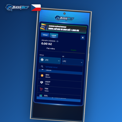Rychlý výběr přes e-peněženky Skrill, Neteller a MiFinity v Bassbet Casino Casino