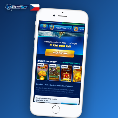 Ikona sportovních sázek v Bassbet Casino Casino online app s live kurzem na fotbal