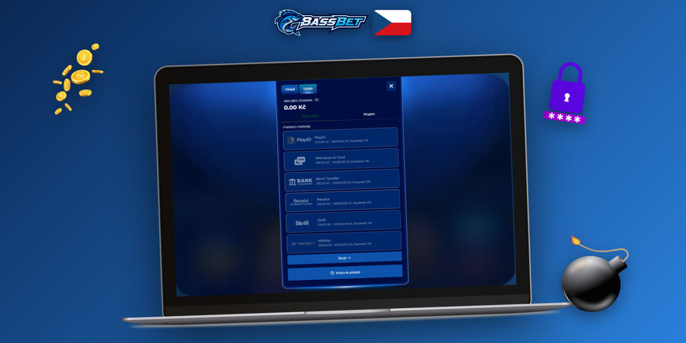 Zákaznická podpora Bassbet Casino Casino přes živý chat pomůže s výběrem výher